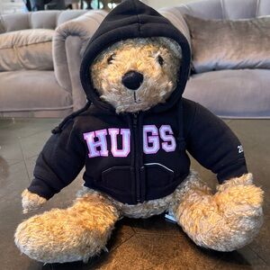 2008 Victoria Secret Pink- Cozy Black Hoodie Teddy Bear